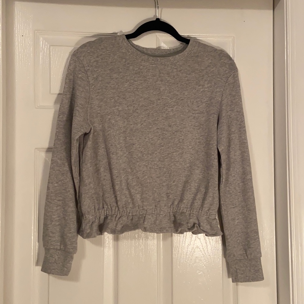 Grey crew neck